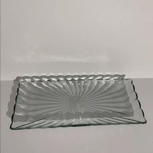Martha Stewart Farmhouse Glass Serving Tray